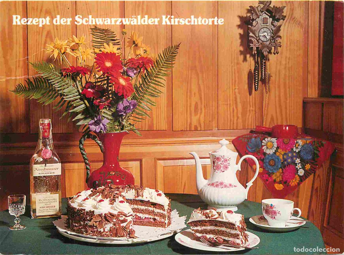 Cartes Postales: Carte Postale - Recettes de Cuisine - Rezept der schwarzw&auml;lder kirschtorte - CPM - Voir Scans Recto-