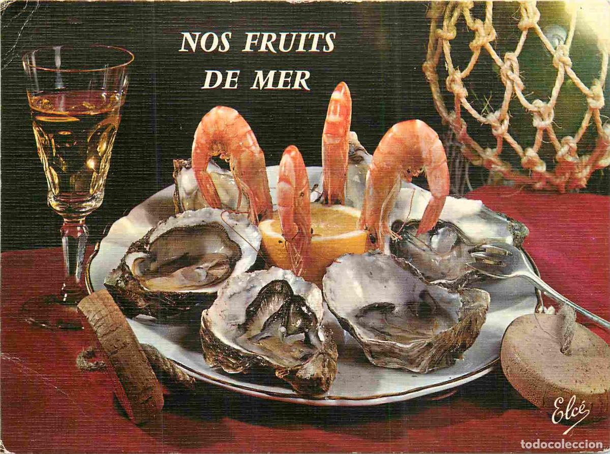 Cartes Postales: Carte Postale - Recettes de Cuisine - Nos fruits de mer - CPM - Etat froissures - Voir Scans Recto-V