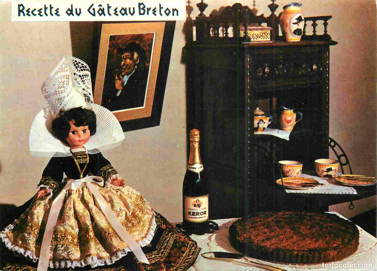 Cartes Postales: Carte Postale - Recettes de Cuisine - Recette du gateau breton - Poup&eacute;e - CPM - Voir Scans Recto-Ver