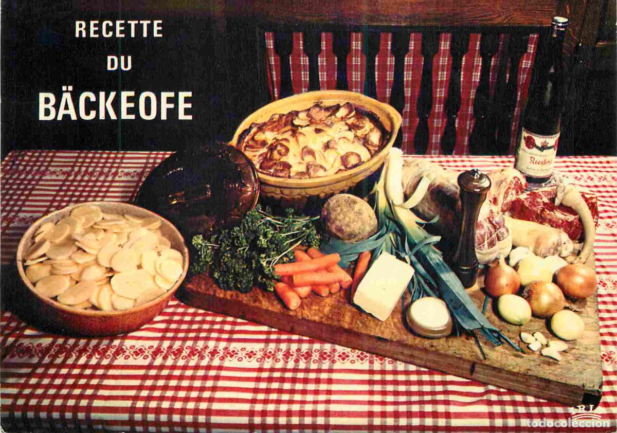 Cartes Postales: Carte Postale - Recettes de Cuisine - Recette du B&auml;ckeofe - CPM - Voir Scans Recto-Verso - Poscard -