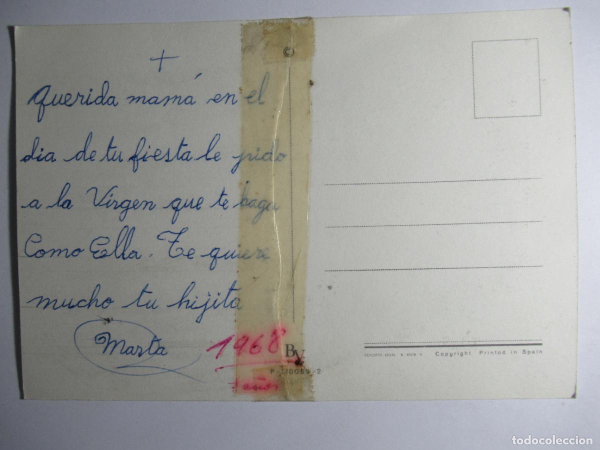 Postales: Postal ni&ntilde;a y perro - Postal reparada - Foto 2