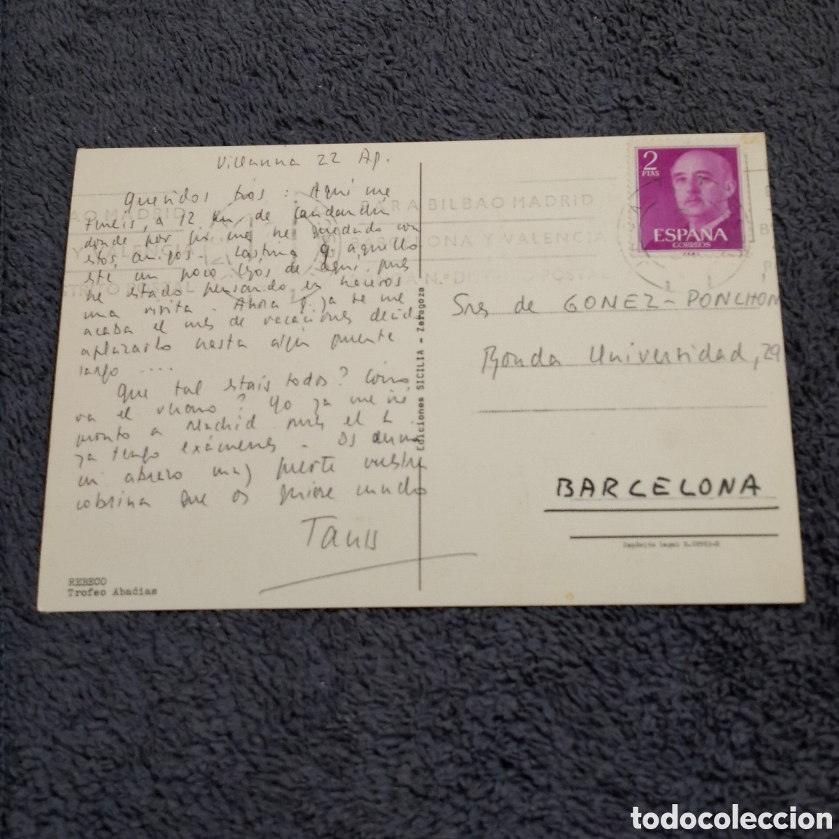 Postales: P8. Rebeco, Circulada. - Foto 2
