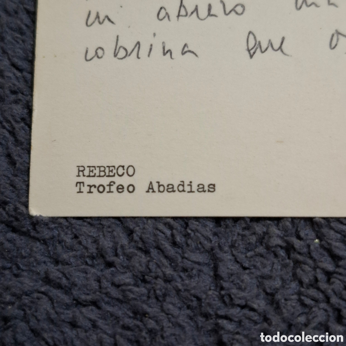Postales: P8. Rebeco, Circulada. - Foto 3