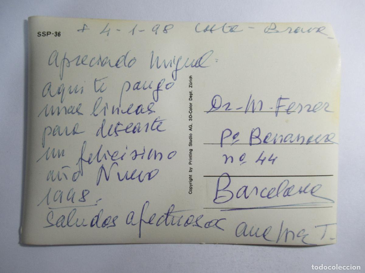 Postales: Postal 3D Tridimensional - Ardilla - Escrita - Foto 2