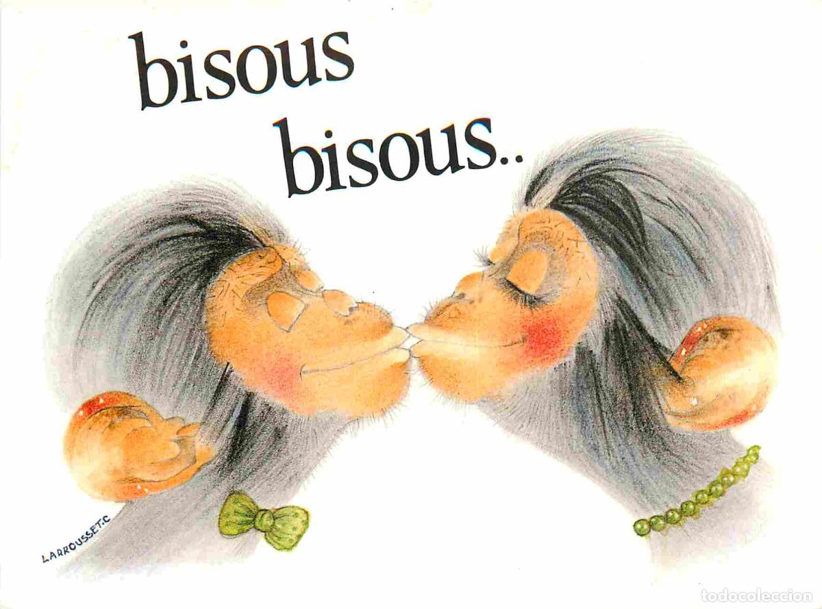 Cartes Postales: Carte Postale - Animaux - Singes - Art Peinture illustration larroussette - Monkey - CPM - Voir Sca