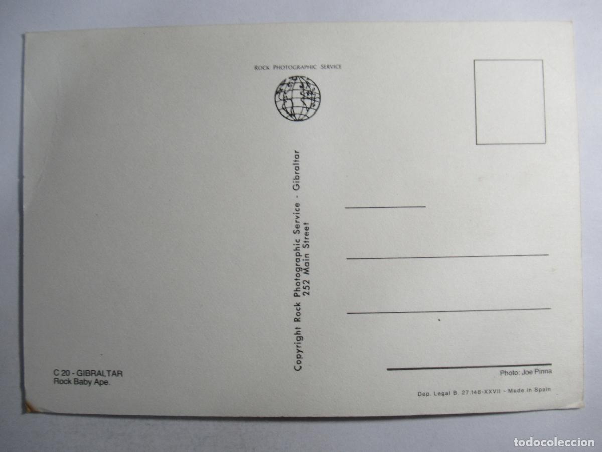 Postales: Postal Mono - Gibraltar - S/C - Foto 2