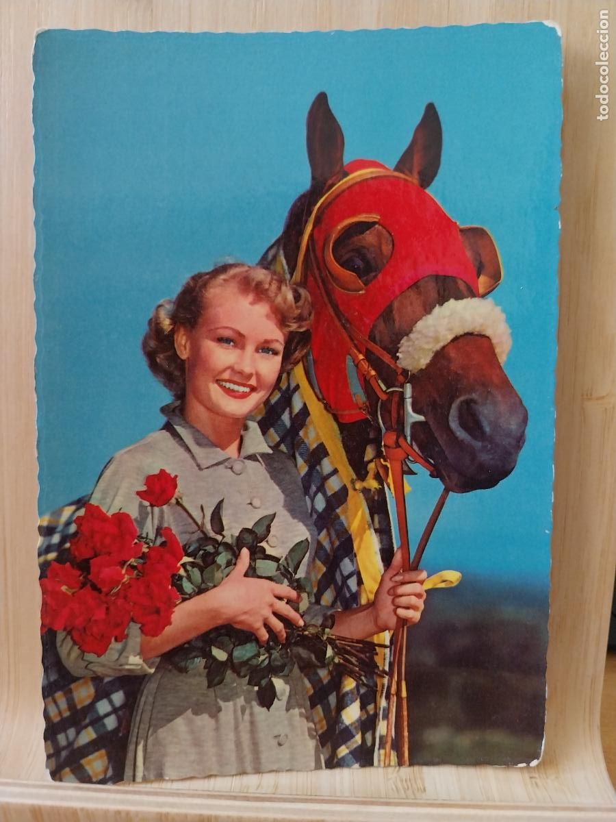 Cartes Postales: MUCHACHA CON CABALLO ED CYZ 6155 SC ORIGINAL VINTAGE