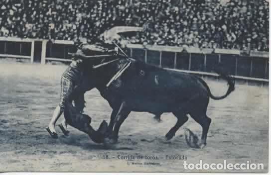 Postales: TOROS TOREROS ESTOCADA ESCRITA