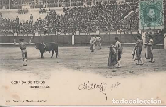 Postales: TOROS TOREROS BANDERILLAS DORSO SIN DIVIDIR
