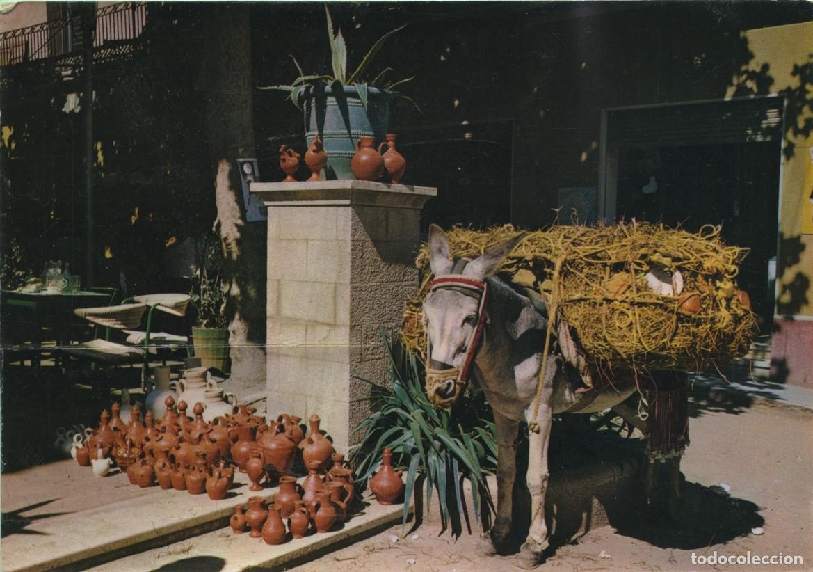 Postales: El burrito botijero. Circulada en 1979. ED. CYP