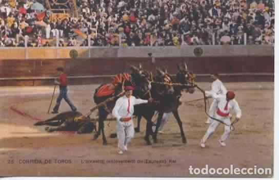 Postales: TOROS TOREROS SIN ESCRIBIR ARRASTRE
