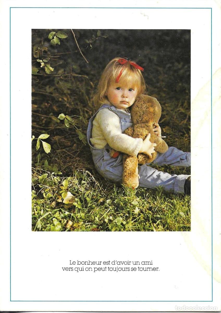 Postales: Postal Belga de ni&ntilde;a con su perrito, fotogr&agrave;fica, 1970s.
