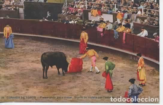Postales: TOROS TOREROS SIN ESCRIBIR