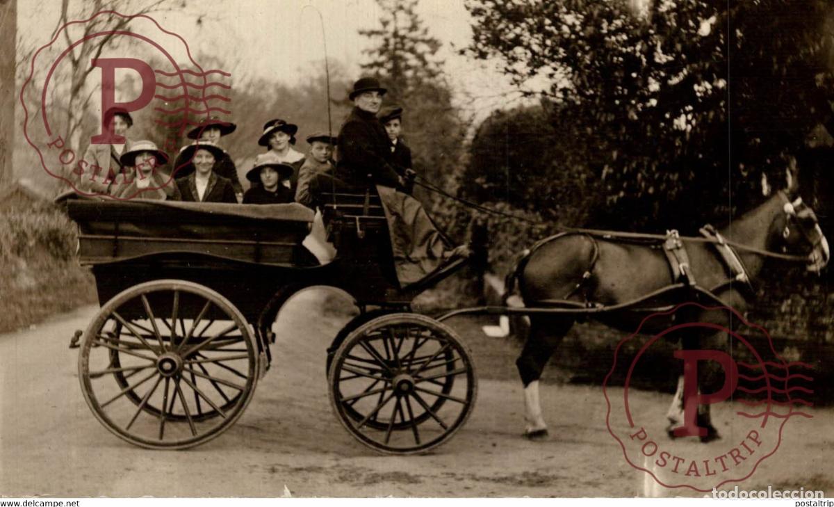Postales: RPPC CARRIAGE CARRUAJE CHARIOT WAGEN Bryan Goodman Collection