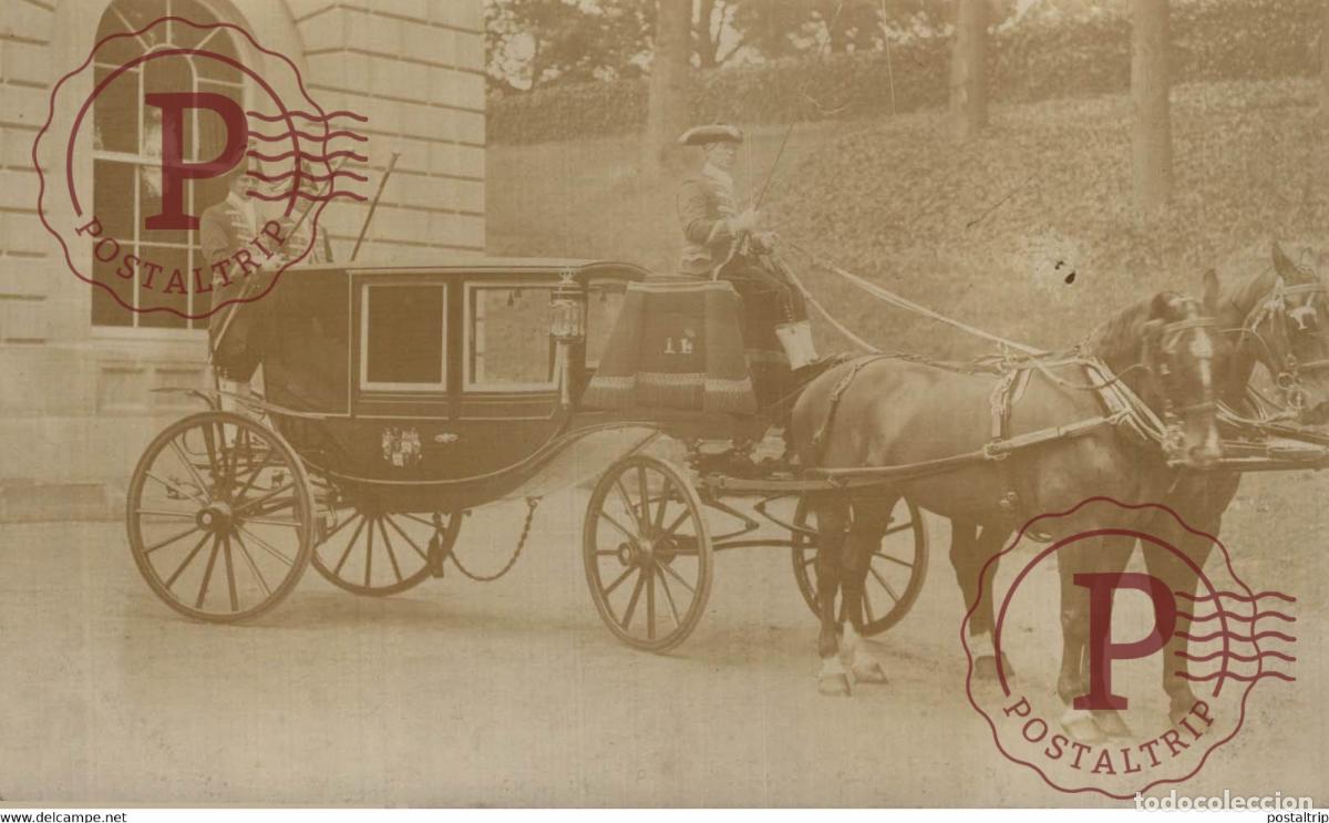Postales: RPPC ROYALTY CARRIAGE CARRUAJE CHARIOT WAGEN Bryan Goodman Collection