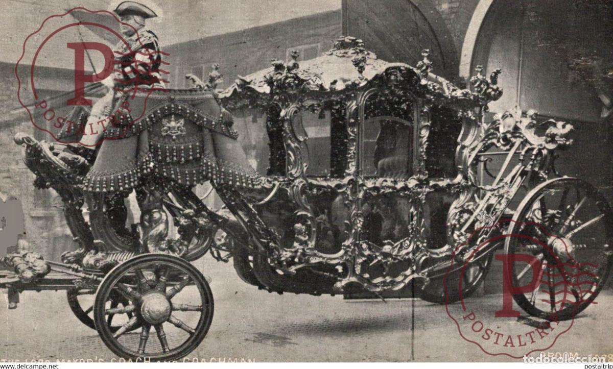 Postales: LORD MAYOR COACH CARRIAGE CARRUAJE CHARIOT WAGEN Bryan Goodman Collection