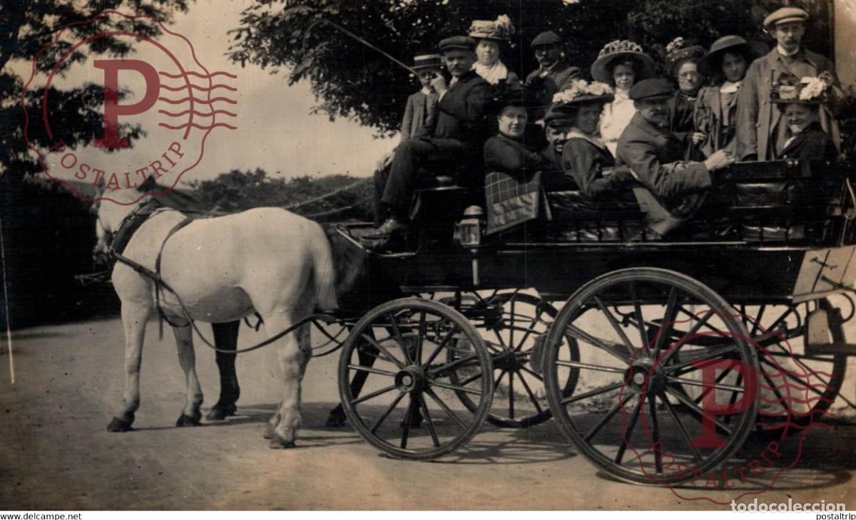 Postales: SOCIAL HISTORY RPPC CARRIAGE CARRUAJE CHARIOT WAGEN Bryan Goodman Collection