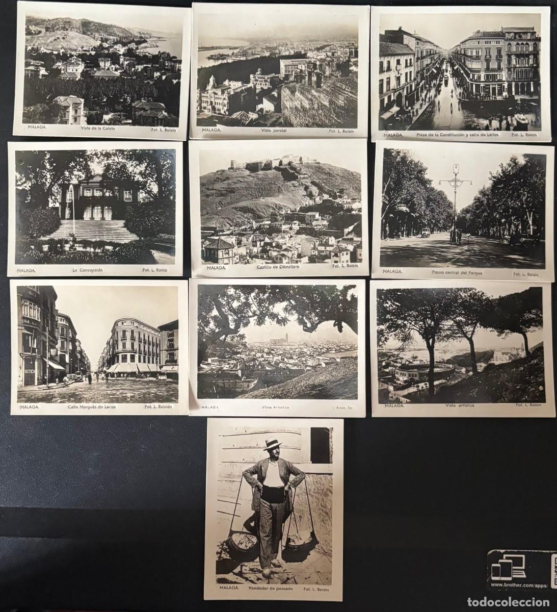 Postales: LOTE DE 10 MINI POSTALES DE MALAGA. P-ANMA-757