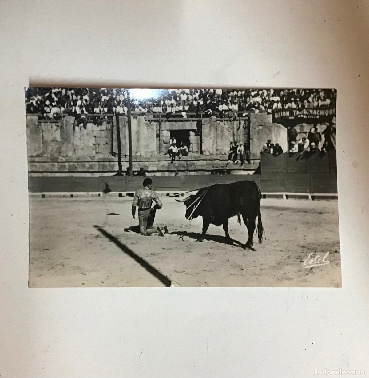 Postales: PLAZA DE TOROS EN ANTIGUO ANFITEATRO ROMANO , POSTAL 1962
