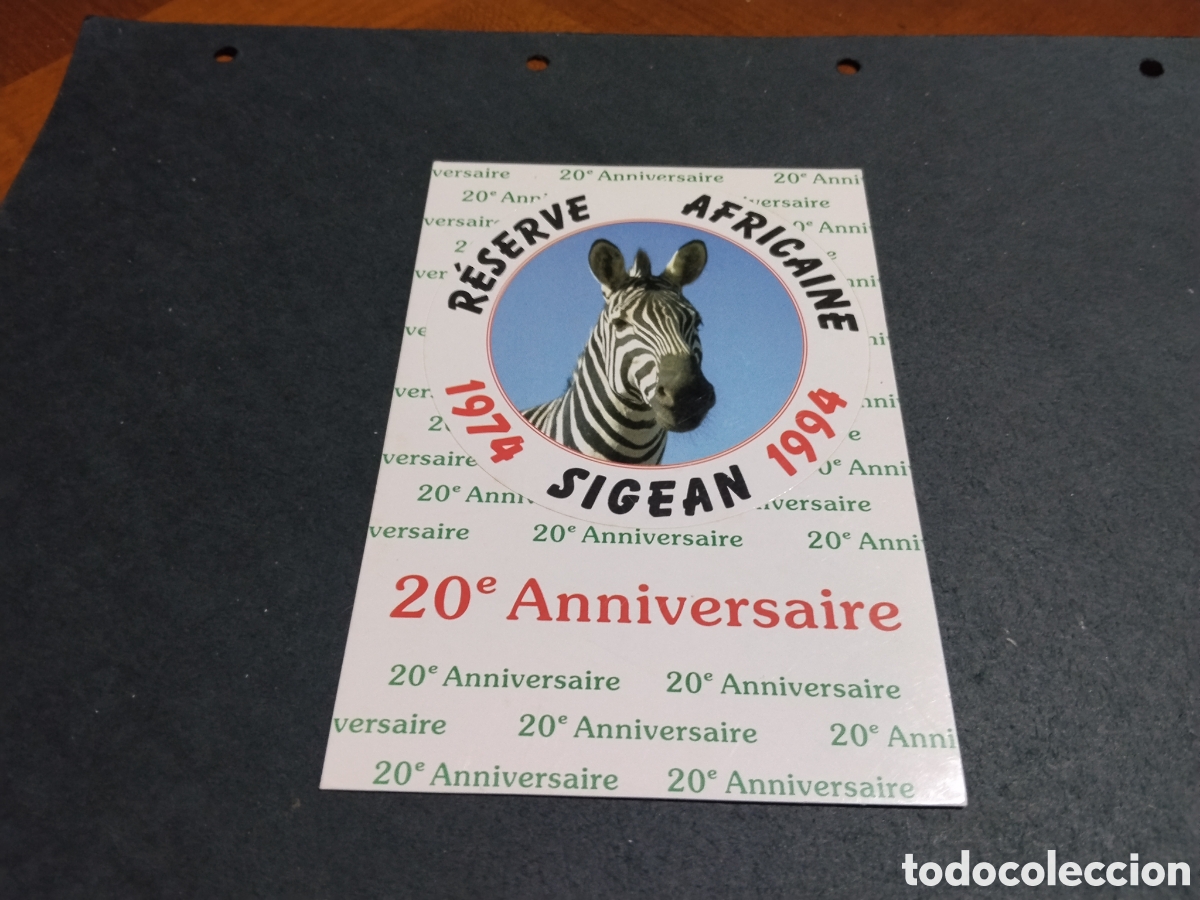Postales: Postal reserva africana de Sigean 20 aniversario