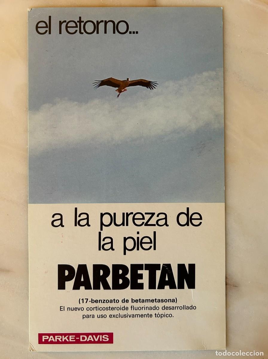 Postales: CIG&Uuml;E&Ntilde;A COM&Uacute;N - CICONIA CICONIA - L&Aacute;MINA PUBLICITARIA PARBETAN - PARKE-DAVIS 1975