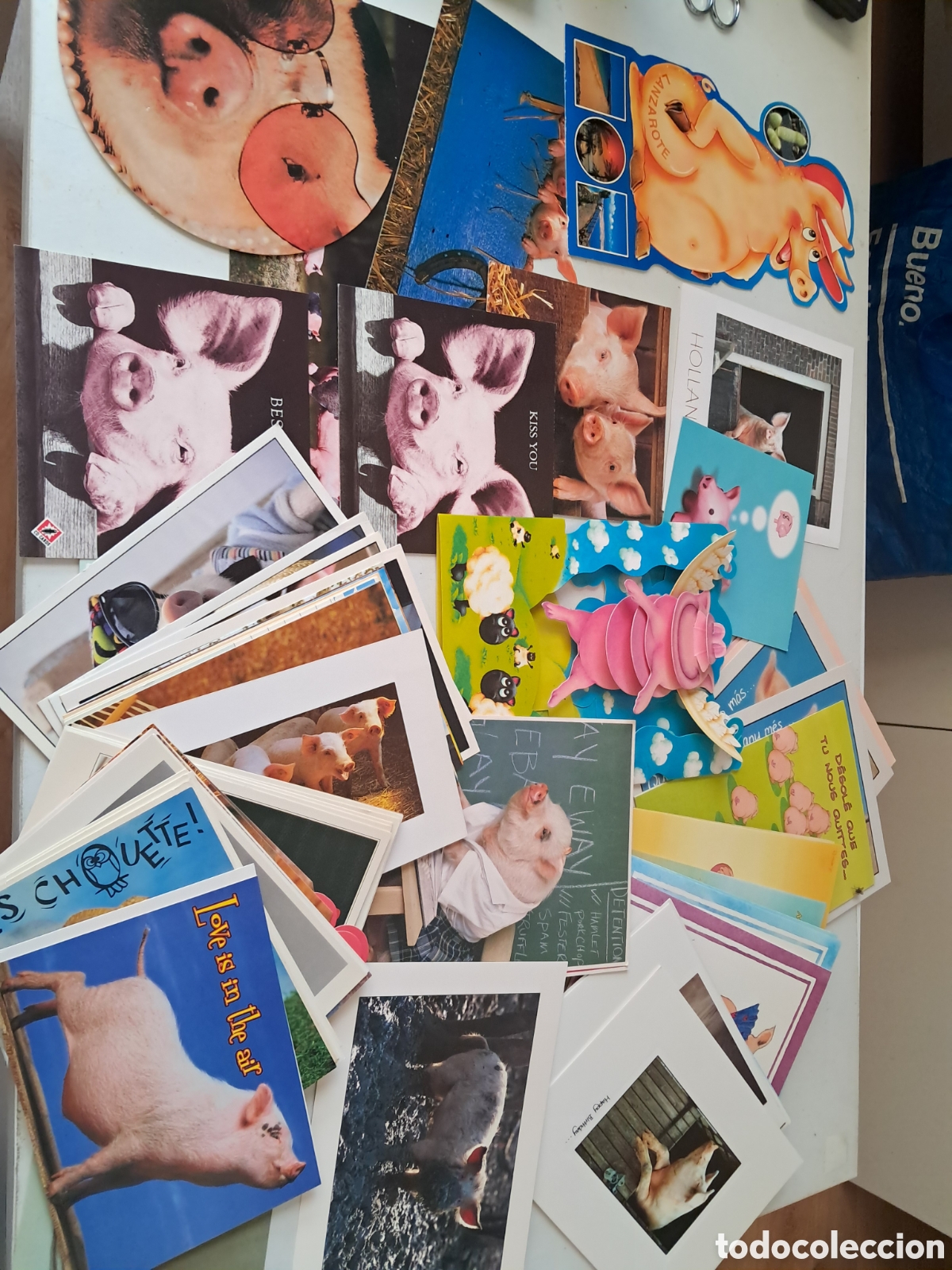 Postales: COLECCI&Oacute;N CERDITOS POSTALES Y D&Iacute;PTICOS A&Ntilde;OS 90/2000