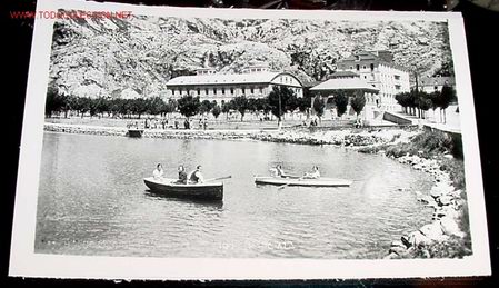 Postales: ANTIGUA POSTAL DE EL BALNEARIO DE  PANTICOSA (HUESCA) - EL IBON  - LIBRERIA DEPORTES