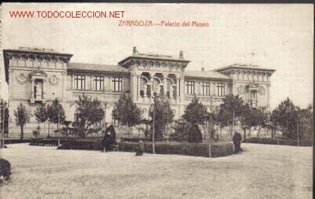 Postkarten: TARJETA POSTAL DE ZARAGOZA- PALACIO DEL MUSEO.