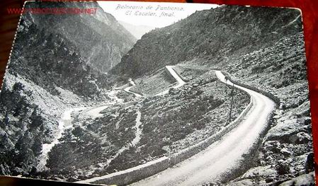 Postcards: ANTIGUA POSTAL DEL BALNEARIO DE PANTICOSA (HUESCA) - EL ESCALAR, FINAL