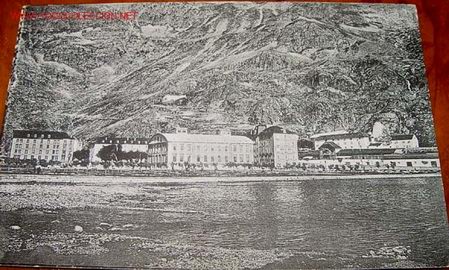 Postcards: ANTIGUA POSTAL DEL BALNEARIO DE PANTICOSA (HUESCA) - VISTA DESDE EL IBON