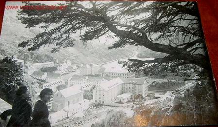 Postcards: ANTIGUA POSTAL DEL BALNEARIO DE PANTICOSA (HUESCA) - DESDE LA CASCADA DEL PINO