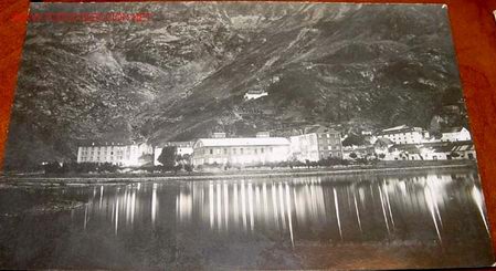 Postcards: ANTIGUA POSTAL DEL BALNEARIO DE PANTICOSA (HUESCA) - A LA LUZ DE LA LUNA