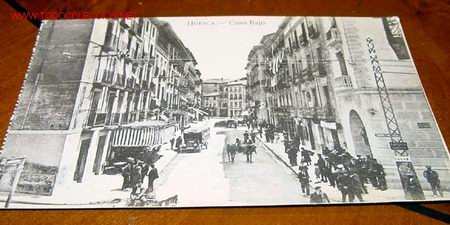 Postales: ANTIGUA POSTAL DE HUESCA -  COSO BAJO - Foto 1