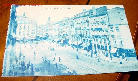 Postales: ANTIGUA POSTAL DE ZARAGOZA - COSO - Foto 1