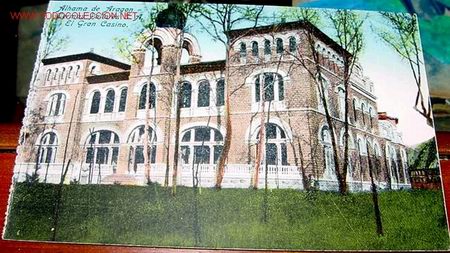 Postales: ANTIGUA POSTAL COLOREADA DE ALHAMA DE ARAGON