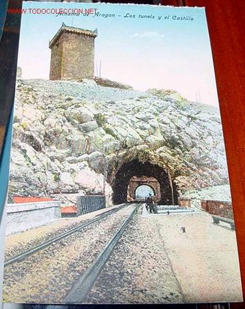 Postales: ANTIGUA POSTAL COLOREADA DE ALHAMA DE ARAGON
