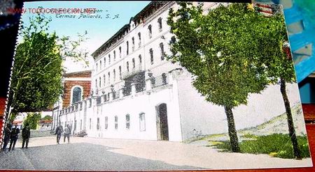 Postales: ANTIGUA POSTAL COLOREADA DE ALHAMA DE ARAGON