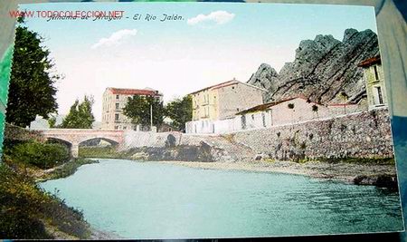 Postales: ANTIGUA POSTAL COLOREADA DE ALHAMA DE ARAGON