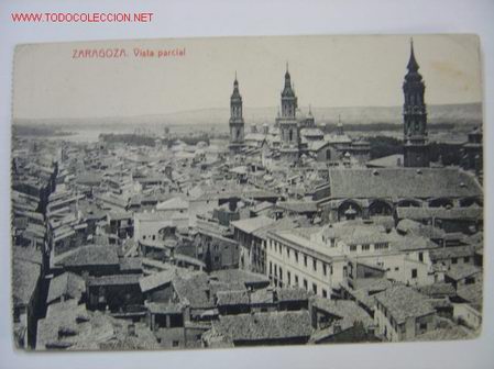 Postales: ZARAGOZA Vista parcial - Foto 1
