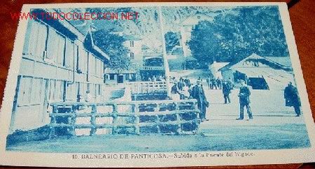 Postkarten: ANTIGUA POSTAL DEL BALNEARIO DE PANTICOSA (HUESCA) . SUBIDA A LA FUENTE DEL HIGADO - 1930