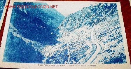 Postales: ANTIGUA POSTAL DEL BALNEARIO DE PANTICOSA (HUESCA) - EL ESCALAR (FINAL) - 1930