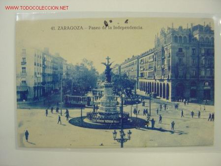 Postales: ZARAGOZA PASEO DE LA INDEPENDENCIA - Foto 1