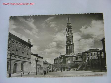 Postales: ZARAGOZA CATEDRAL DE LA SEO Y LA LONJA - Foto 1