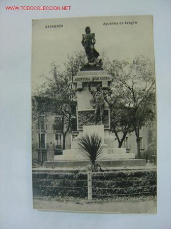 Postales: ZARAGOZA AGUSTINA DE ARAGON - Foto 1