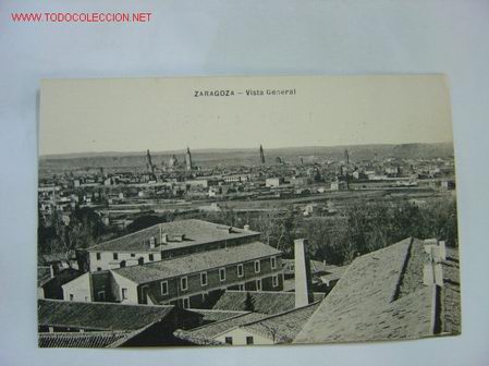 Postales: ZARAGOZA VISTA GENERAL - Foto 1