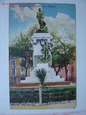 Postales: ZARAGOZA AGUSTINA DE ARAGON - Foto 1