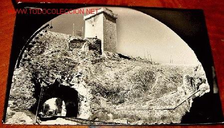 Postcards: ANTIGUA POSTAL  DE ALHAMA DE ARAGON - CASTILLO Y TUNELES FERROCARRIL - ED. ARRIBAS