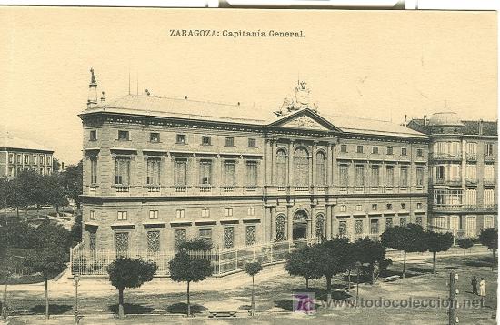 Postales: ZARAGOZA. CAPITAN&Iacute;A GENERAL. - Foto 1