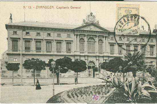 Postales: ZARAGOZA. CAPITAN&Iacute;A GENERAL. - Foto 1