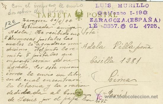 Postales: ZARAGOZA. CAPITAN&Iacute;A GENERAL. - Foto 2